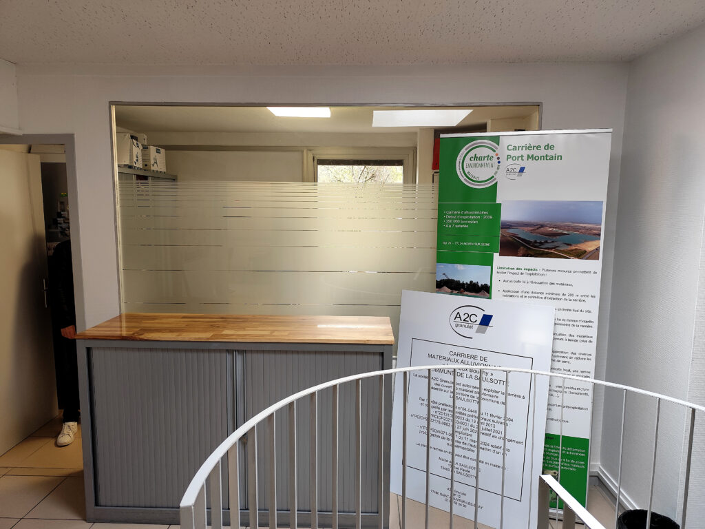 ADW communication réalisations Vinyle depoli